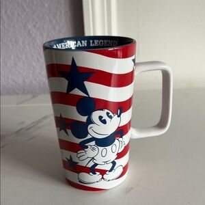 Disney Mickey Mouse American Legend Mug - Red, White, Blue